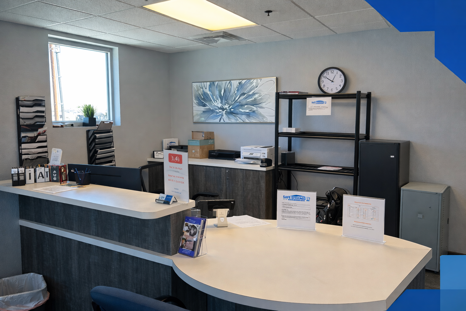 Secure fenced storage property at Safe Storage Fernley